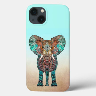 Aztec Elephant iPhone 13 Hoesje