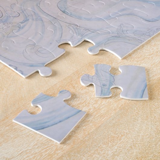 Aztec en Dragon Legpuzzel (Zijkant)