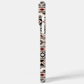 Aztec Essence II PTN Zwart Wit Grijs Rood Zand Case-Mate iPhone Case (Achterkant / Links)