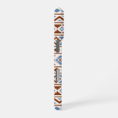 Aztec Essence Pattern II Rust Blue Cream iPhone Hoesje (Rechterkant)