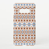 Aztec Essence Pattern II Rust Blue Cream Samsung Galaxy Hoesje (Achterkant)