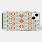 Aztec Essence Ptn III b Crème Terracottas Bleues (Verso Horizontal)