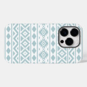 Aztec Essence Ptn III Eend Ei Blauw op Wit Case-Mate iPhone Case (Achterkant (horizontaal))