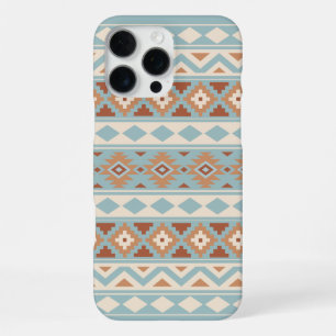 Aztec Essence Ptn IIIb Blauwe Crème Terracotta's iPhone 16 Pro Max Hoesje