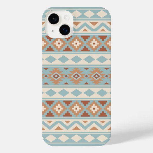 Aztec Essence Ptn IIIb Blue Cream Terracottas (Verso)