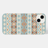 Aztec Essence Ptn IIIb Blue Cream Terracottas (Verso Horizontal)
