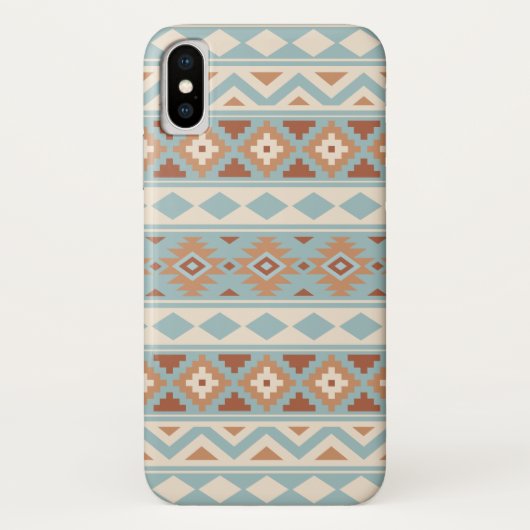 Aztec Essence Ptn IIIb Blue Cream Terracottas Case-Mate iPhone Case (Achterkant)