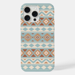 Aztec Essence Ptn IIIb Blue Cream Terracottas iPhone 15 Pro Max Hoesje