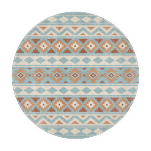 Aztec Essence Ptn IIIb Blue Cream Terracottas Snijplank