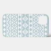 Aztec Essence Ptn IIIb Eend Blauw & Wit Case-Mate iPhone Case (Achterkant (horizontaal))