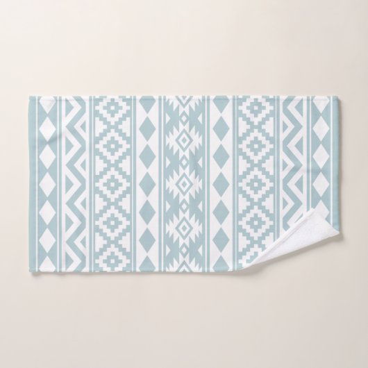Aztec Essence Ptn IIIb Eend Blauw & Wit Handdoeken (Handdoek)
