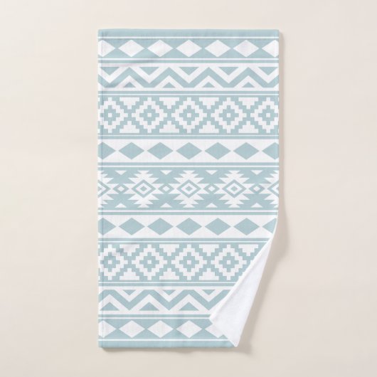 Aztec Essence Ptn IIIb Eend Blauw & Wit Handdoeken (Handdoek)