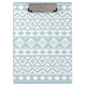 Aztec Essence Ptn IIIb Eend Blauw & Wit Klembord (Voorkant)