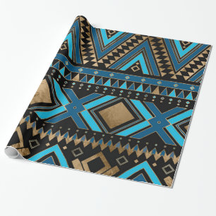 Aztec Ethnic Pattern Art Cadeaupapier