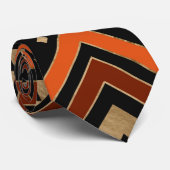 Aztec Ethnic Pattern Art Stropdas (Opgerold)