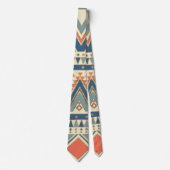 Aztec Ethnic Pattern Art Stropdas (Voorkant)