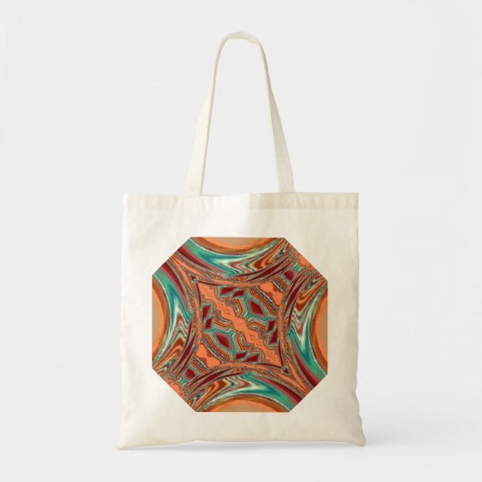 Aztec Fabric. Tribal Patroon Tote Bag (Voorkant)