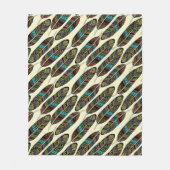 Aztec Feathers Pattern fleece dekens (Voorkant)