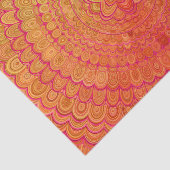 Aztec Flower Mandala Tissuepapier (Detail)