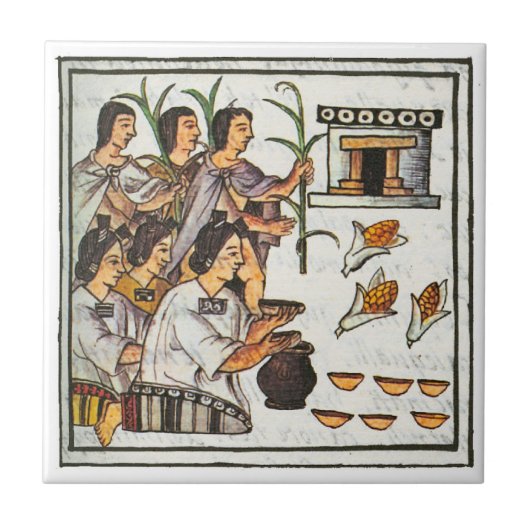 Aztec Food Tegeltje (Voorkant)
