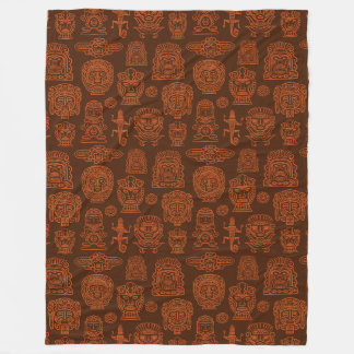 Aztec Geïnspireerd patroon Fleece Deken