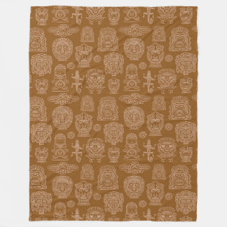Aztec Geïnspireerd patroon Fleece Deken
