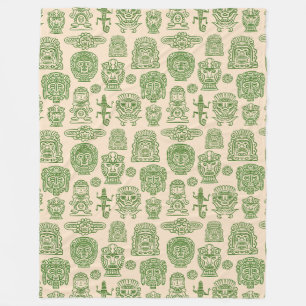 Aztec Geïnspireerd patroon Fleece Deken