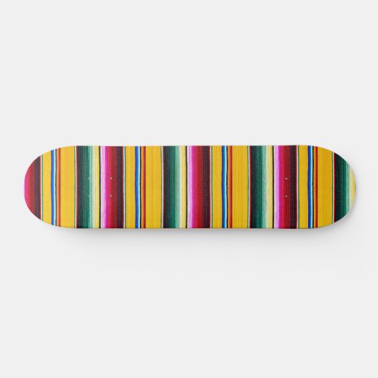 Aztec gekleurd gestript skateboard (Horizontaal)