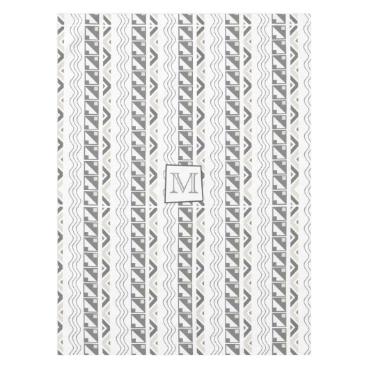 Aztec Geometric Abstract Pattern Tafelkleed (Voorkant)