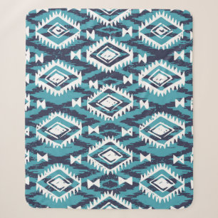 Aztec Geometrische Tribal Navajo Print Sherpa Deken