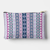 Aztec gestileerd (V) PTN roze paars blauw wit Etui (Achterkant)