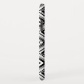 Aztec gestileerde BW + grijs symboolpatroon Case-Mate iPhone Case (Achterkant/rechts)
