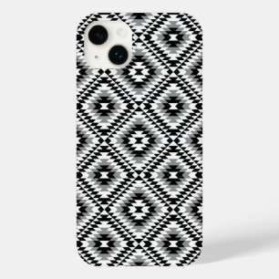 Aztec gestileerde BW + grijs symboolpatroon Case-Mate iPhone 14 Plus Hoesje