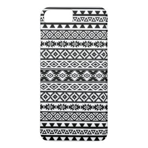 Aztec - Gestuurd patroonzwart/wit iPhone 8 Plus / 7 Plus Hoesje