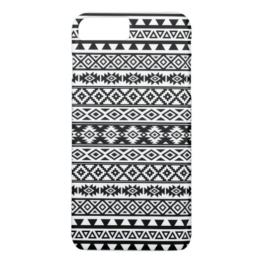 Aztec - Gestuurd patroonzwart/wit Case-Mate iPhone Case (Achterkant)