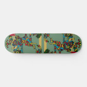 Aztec God Skateboard (Horizontaal)