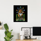 Aztec God Xochipilli Poster (Thuiskantoor)