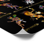 Aztec Gods Poster (Hoek)
