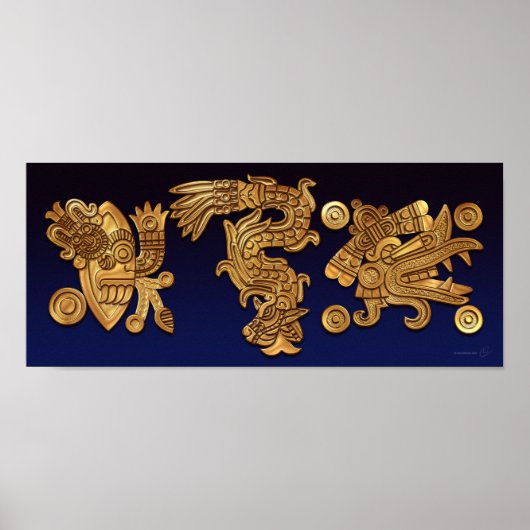 Aztec Gold Poster (Voorkant)