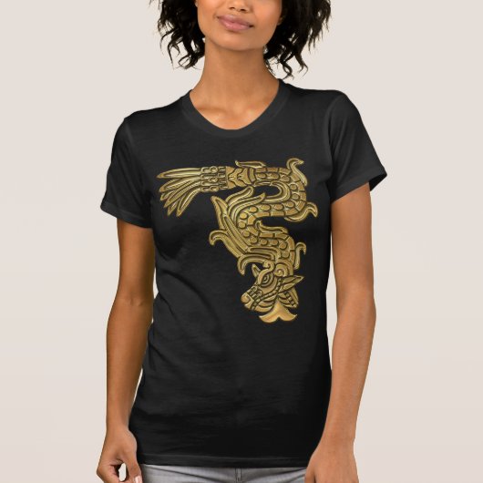 Aztec Gold Serpent T-shirt (Voorkant)