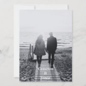 Aztec Gouden Kleur Bladgroen Outline Save The Date Kaart (Achterkant)