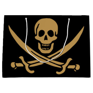 Aztec Gouden Schedel & Cutlass Piraat Calico Jack Groot Cadeauzakje