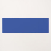 Aztec Grieks cirkelvormig naaldhoekspatroon blauw Yogamat (Achterkant (horizontaal))