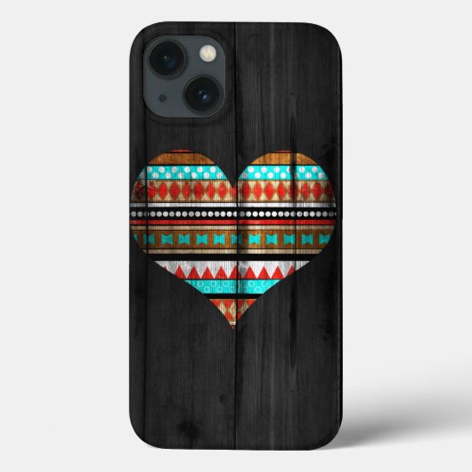 Aztec hart Case-Mate iPhone case (Achterkant)