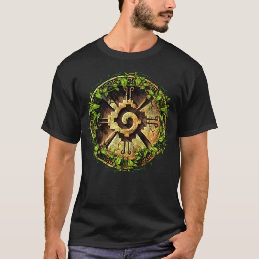 Aztec Hunab Ku-symbool T-shirt (Voorkant)