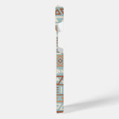 Aztec Influence Motif Crème Bleue Terracottas (Côté gauche)