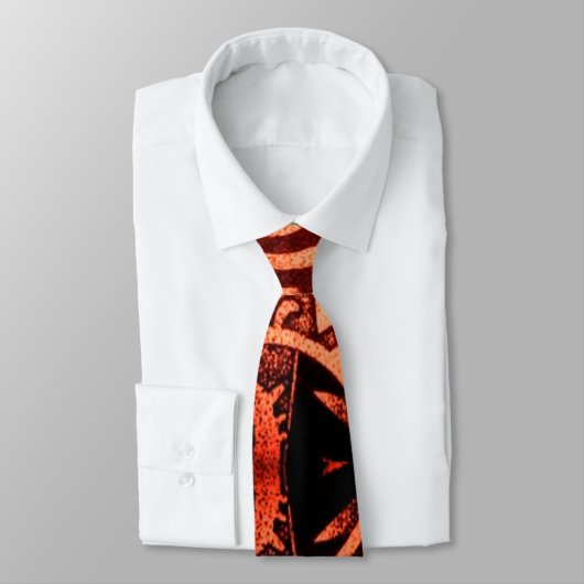 "Aztec Inspiré Rouge" Cravate populaire (Attaché)