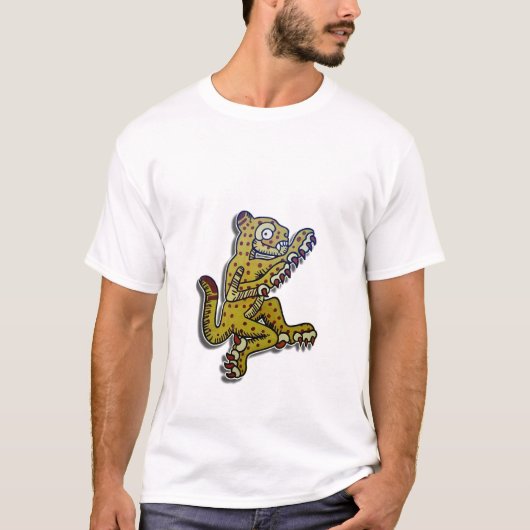 aztec jaguar1 t-shirt (Voorkant)