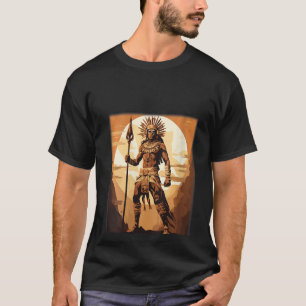 Aztec Jaguar Warrior inheemse Mexicaanse mythologi T-shirt