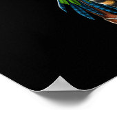 Aztec Jaguar Warrior Vrouw Poster (Hoek)